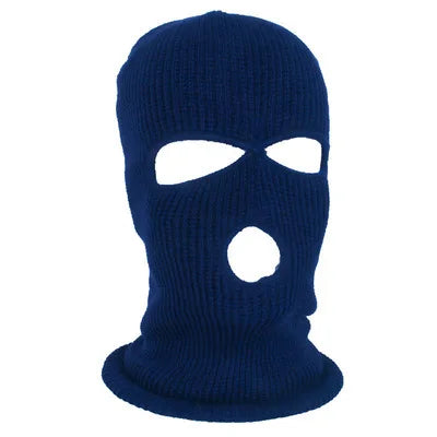Winter Army Tactical Mask 3 Hole Full Face Mask Ski Mask Winter Cap Balaclava Motorbike Motorcycle Helmet Full Helmet