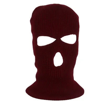 Winter Army Tactical Mask 3 Hole Full Face Mask Ski Mask Winter Cap Balaclava Motorbike Motorcycle Helmet Full Helmet