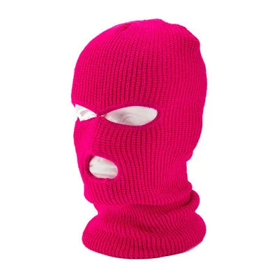 Winter Army Tactical Mask 3 Hole Full Face Mask Ski Mask Winter Cap Balaclava Motorbike Motorcycle Helmet Full Helmet