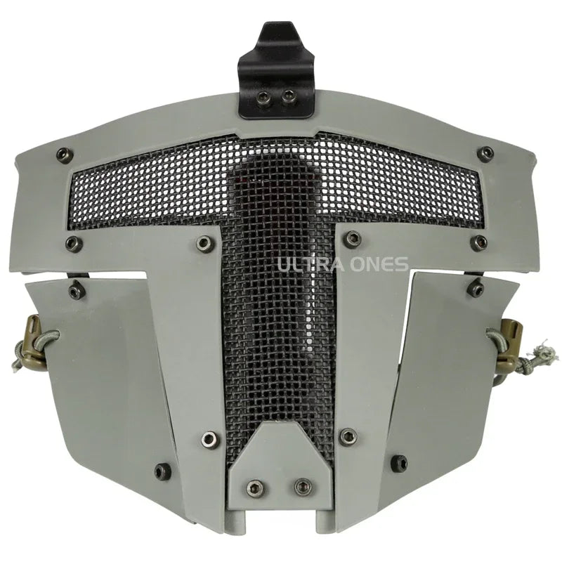 Full Face Mask Breathable Steel Mesh Tactical Paintball Shooting Combat Masks Hunting Accessories Use with FAST Helmet