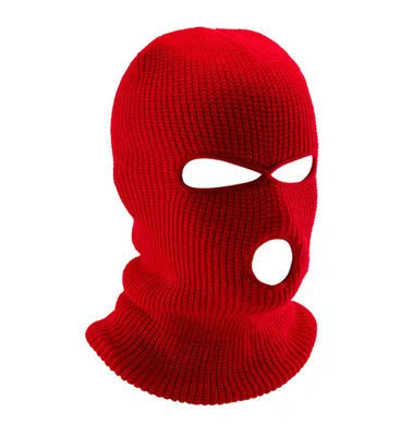 Winter Army Tactical Mask 3 Hole Full Face Mask Ski Mask Winter Cap Balaclava Motorbike Motorcycle Helmet Full Helmet