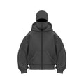 Men's Winter Hoodie with Balaclava Face Mask Zipper Design Sports Jacket for Outdoor Activities Hiking Travel Running Sweatshirt