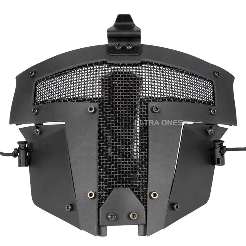 Full Face Mask Breathable Steel Mesh Tactical Paintball Shooting Combat Masks Hunting Accessories Use with FAST Helmet