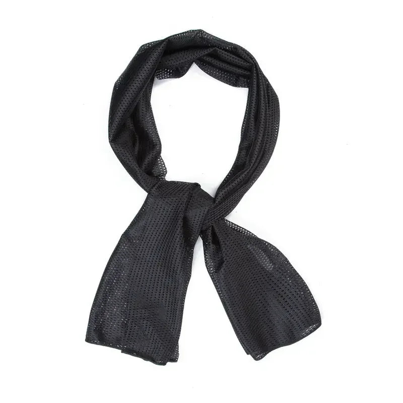 Tactical Scarf Camouflage Mesh Neck Scarf Face Mask Head Wrap Breathable Outdoor Camping Hunting Hiking Scarves Clothes