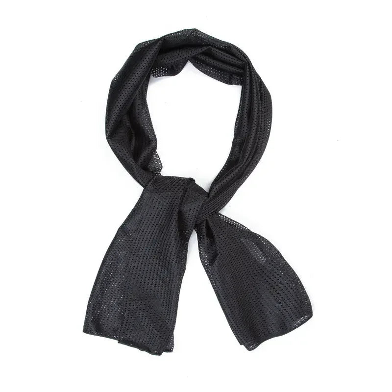 Tactical Scarf Camouflage Mesh Neck Scarf Face Mask Head Wrap Breathable Outdoor Camping Hunting Hiking Scarves Clothes